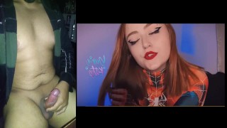 JOI GAME React (Spider Woman dominating horn)