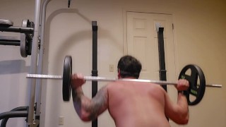 Doing squats in in my jockstrap