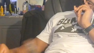 Office Jerk Off Session