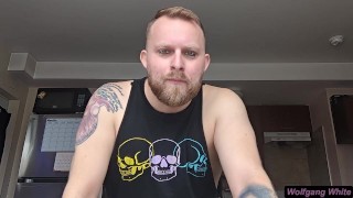 POV: Look into your straight roommate's eyes as he pounds you