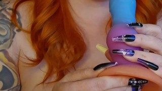 Busty Redhead Does a Sexy Q&A (Put questions in the comments for future sessions!)