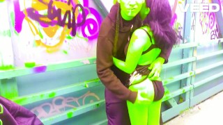 PARODY PLANET HULK PUBLIC OUTSIDE COUPLES HENTAI REAL TOONS