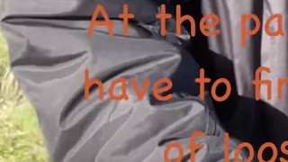 Public park naked pissed on covered in dirt jerk off and cum