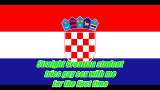 PREVIEW: Croatian straight student tries gay sex with me for the first time - "Ostrovac"