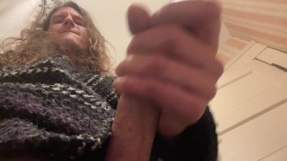 BWC Stroking, Dirty Whispering Until Exploding For You. Big Cum Shot and Orgasm After Edging 💦😈