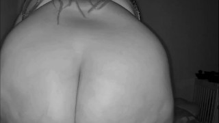 Big ass wife/milf caught on cam getting naked for bed