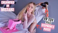 VR SLUT or STEPMOM? She TRICKED ME INTO RAW CREAMPIE! (CAUGHT ON CAMERA)