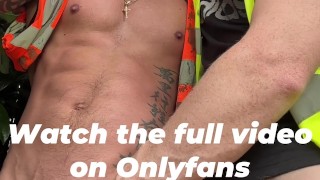 Ginger tradesman Creampies hot builder risky outdoors fuck