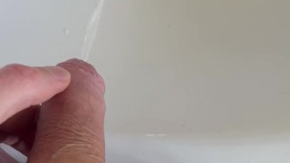 Quick desperate piss