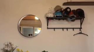Masturbating her pussy to a hard orgasm