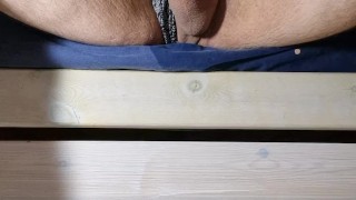 Fast cumshot while watching porn shorties