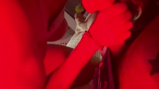 She gave him a blowjob