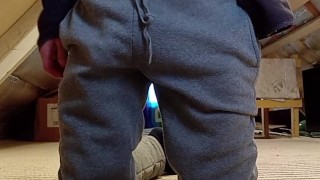 horny young twink has fun alone with his big cock
