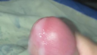 daily jerk off 30/30 - lots of precum and shooting a load - jerk off challenge