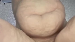 Plump Jiggly BBW With Fat Hanging Tits Fucked In Both Her Holes Fat Anal Creampie