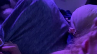 Freshly 18 emo girl takes backshots and dirty talks