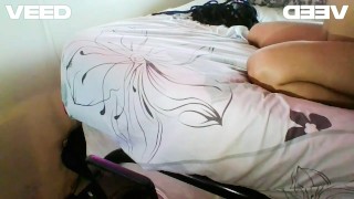 EBONY INDIAN STRIPPER DOES BONDAGE ROLE PLAY AT A PARTY BDSM COSPLAY