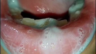 tongue colorido, fetiche lengua larga, sloopy, hard, mojado