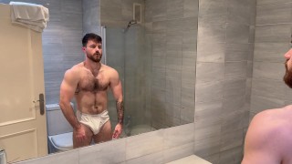 nothing but flexing muscle
