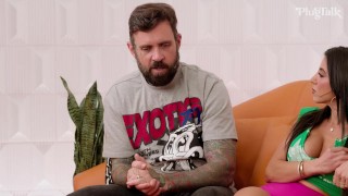 Bombshell IG Model Willow Harper Meets Up with Adam22 & Lena the Plug for an Interview!