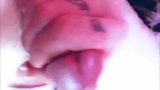 Watch Daddy Cum! Suck/lick it off😈