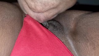 My PANTY is Soaked with CREAMY Pussy Grool and DIRTY ASS Juices - Look How He Cleans It All