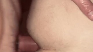 Bareback ass pounding from married man