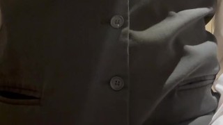 Young BBC Peeing at work