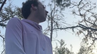 First time PUBLIC solo masturbate