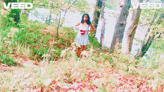 SOLO FEMALE BIKER FEMALE COSPLAY SKIRT GIVES BLOWJOB ON BIKE TRAIL RANDOM