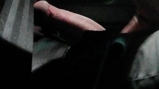 Also in the car I have to cum