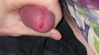 Squirting my second cum load of the day after watching Pornhub all morning.