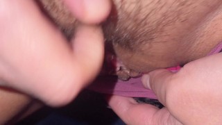 I wanted to show you my hairy pussy but my horny clitoris showed you how I cum