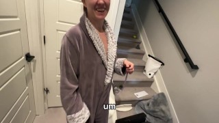 plumber handyman get pa.d by deep throat cumshot FULL ON OF 1