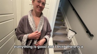 plumber handyman get pa.d by deep throat cumshot FULL ON OF 1