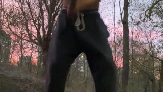 Dancing with my Katana sword.