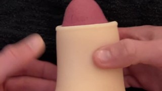 Accidentally cumming butt blaster stroker Fleshlight