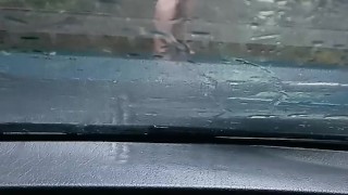 Risky public masterbating