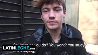 Cute College Boy Esteban Gets His Virgin Hole Stretched By Stranger's Thick Rod - Latin Leche