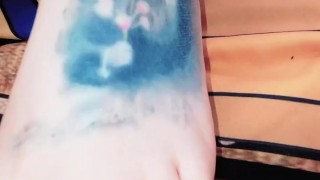 Feet and cock