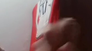 Big cock jerking off! Who wants some cum?