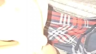Sissy jerking off