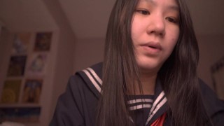Japanese Schoolgirl ASMR - Study with me, - Amos 1-5