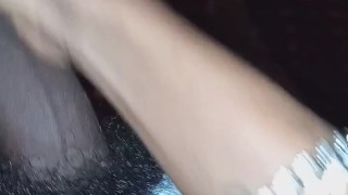 Big black dick cumshot