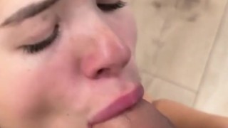 Big Ass Cowgirl Sex Cute Babe Deepthroat Blowjob Doggy Style Creampie 4K Alina Sins