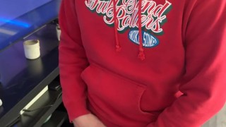 Uncut and hung flash