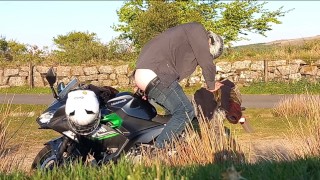 Chilling with a Dildo on my Bike Ride