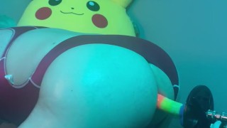 Femboy vs fucking machine