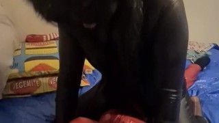 Chubby Sissy Sucks Then Rides Doll