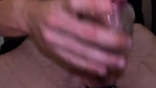 Giant cumshot stretched balls using fleshlight